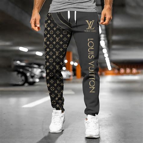 louis vuitton sweatpants cheap|louis vuitton checkered pants.